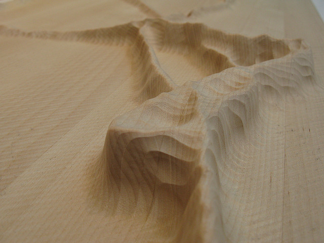 windcuts model closeup - turbulence